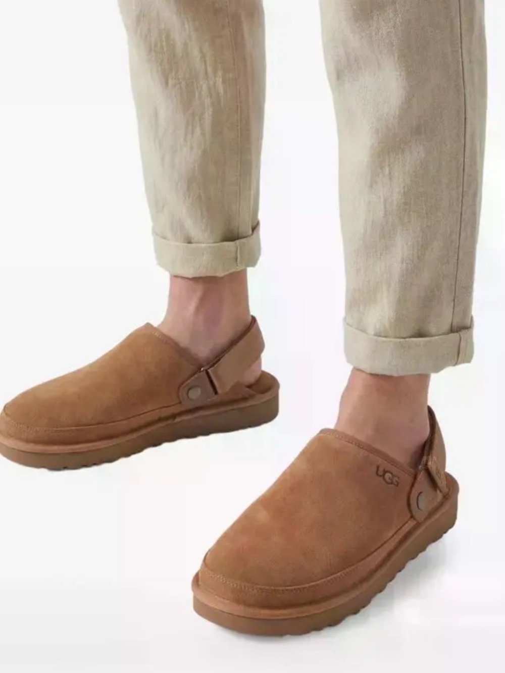 UGG Goldencoast II Suede
Clogs|chestnut women size 10 men 8 new/no box ,unisex